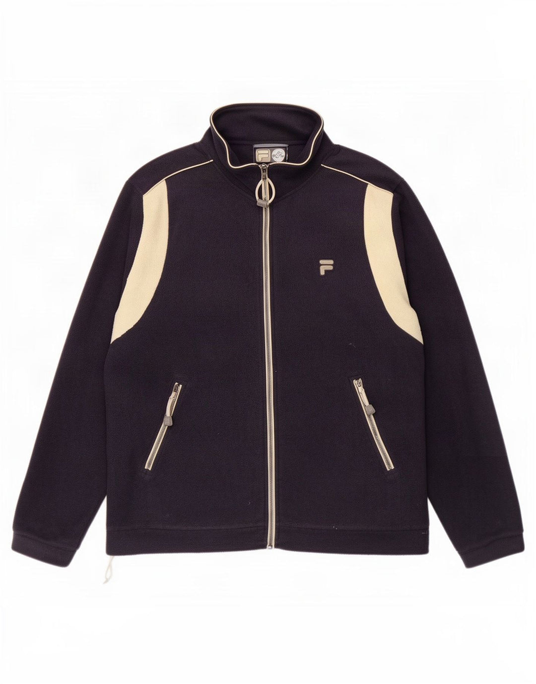 Fila Ανδρικό Fleece Jacket IT 52/54 Large Navy Blue Colourblock