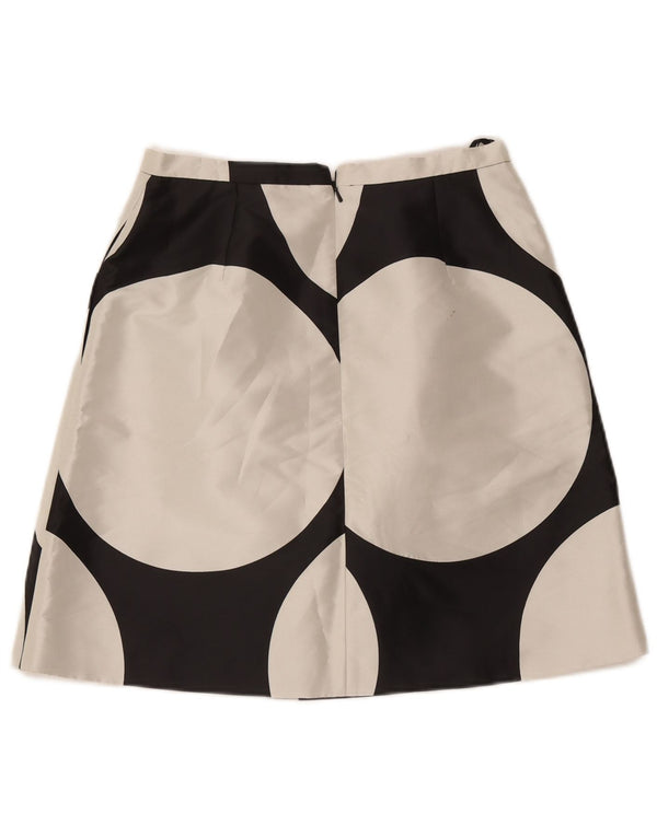 Γυναικεία φούστα Coast A-Line UK 12 Medium W30 Μαύρη γεωμετρική