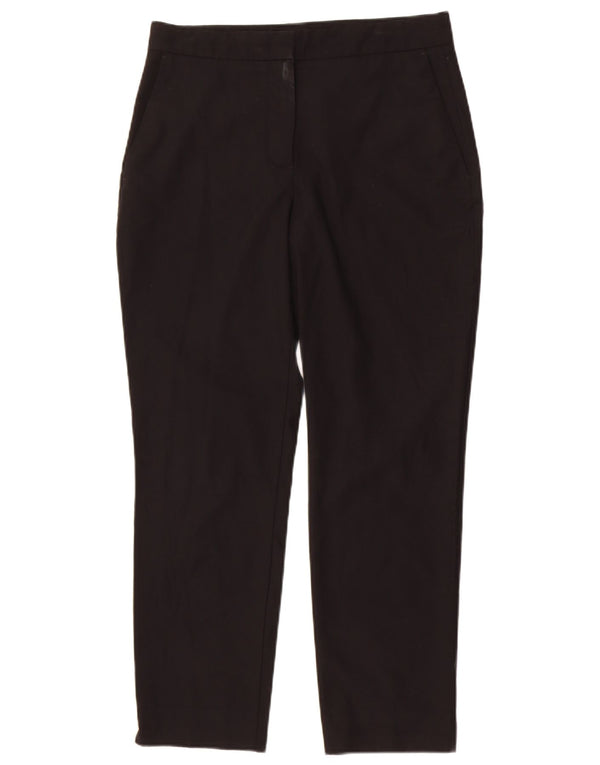 Zara Γυναικείο Ψηλόμεσο Κομμένο Παντελόνι EU 38 Small W28 L26 Μαύρο