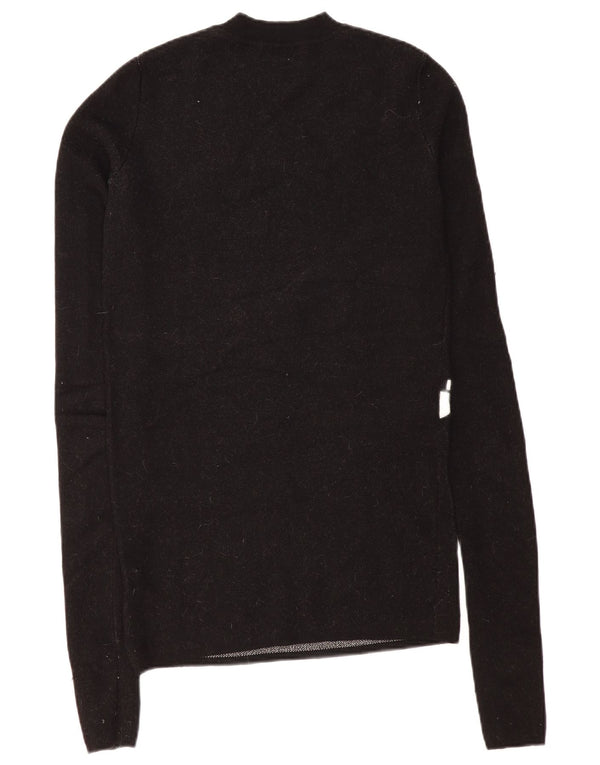 Marcelo Burlon Γυναικείο πουλόβερ με λαιμόκοψη UK 10 Small Black Geometric