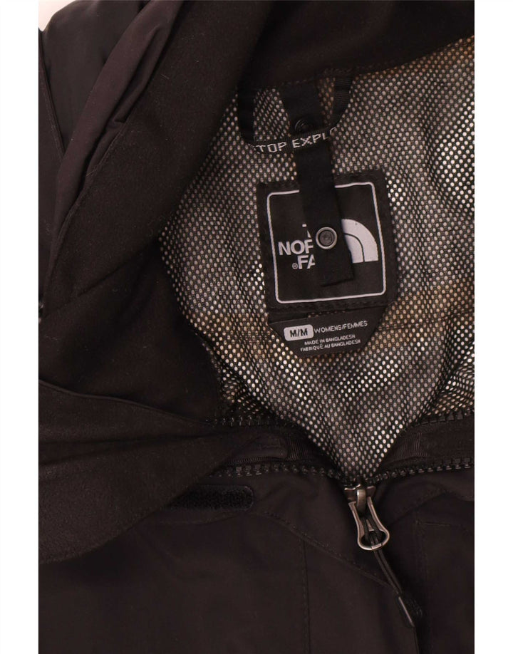 The North Face γυναικείο μπουφάν βροχής με κουκούλα UK 14 μεσαίο μαύρο πολυεστέρα