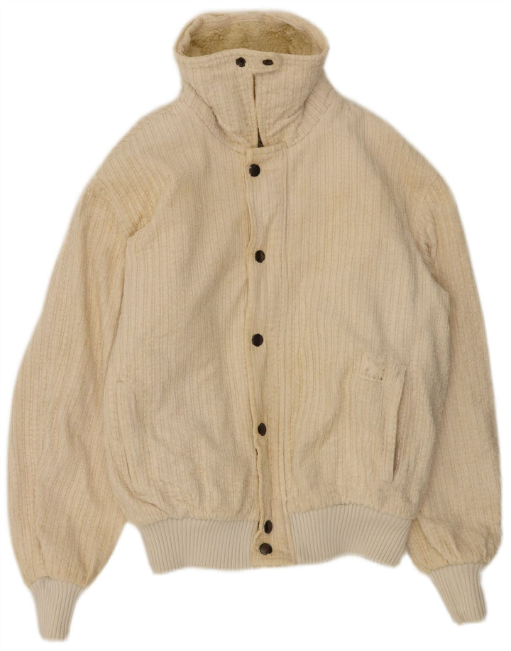 Carrera Ανδρικό φλις μπουφάν IT 46 Small Beige Polyester