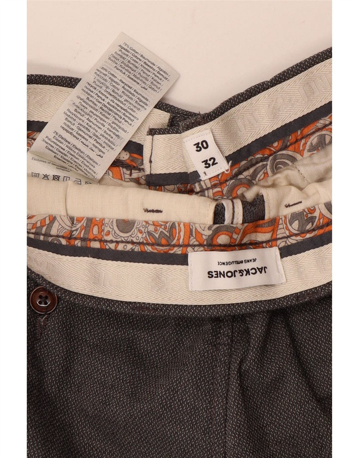 Ανδρικό παντελόνι Chino Jack & Jones W30 L32 Γκρι
