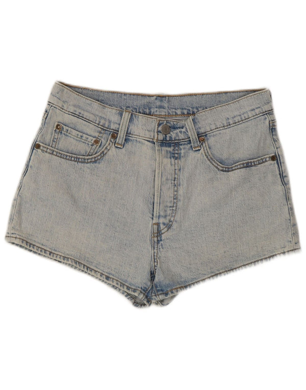 Levi's Womens 501 Denim Shorts W27 Small Blue Cotton