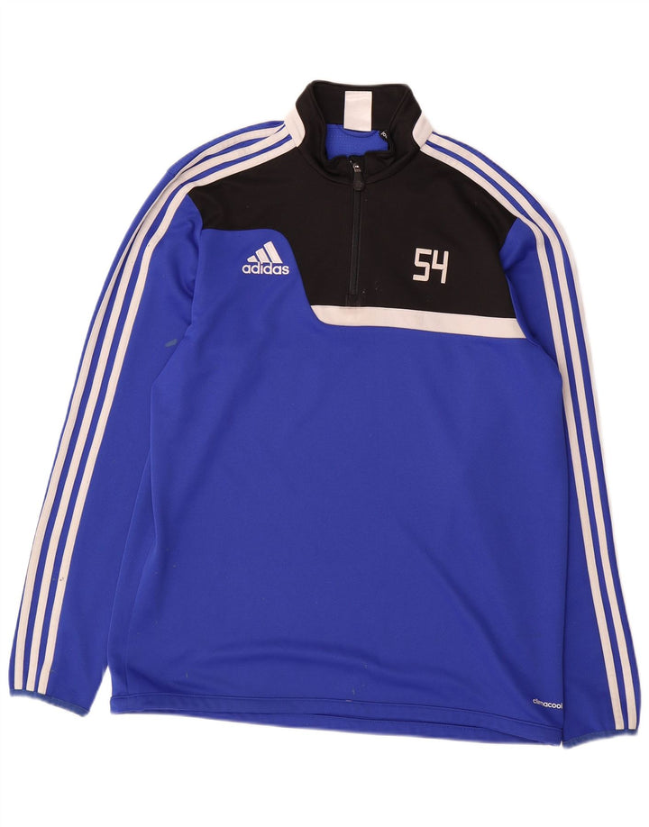 Ανδρική φόρμα πουλόβερ ADIDAS Climacool Top Large Blue Colourblock