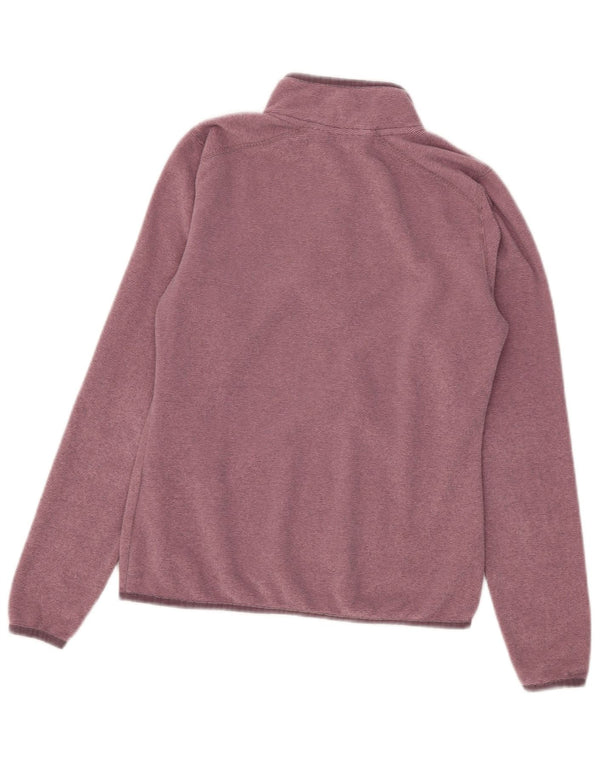 The North Face Γυναικείο Polartec με φερμουάρ Fleece Jumper UK 10 Small Burgundy