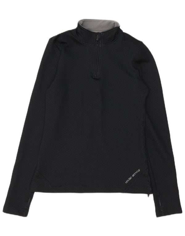 Ανδρική φόρμα πουλόβερ με φερμουάρ Under Armour Top Small Black
