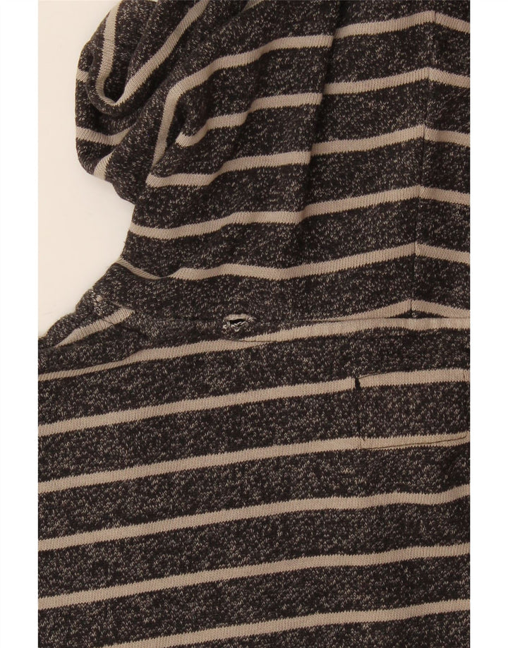 Rip Curl Γυναικείο Hoodie Jumper UK 10 Small Grey ριγέ