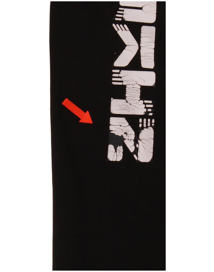 Γυναικείο κολάν Nike γραφικό Dri Fit Μικρό μαύρο ριγέ πολυεστέρα