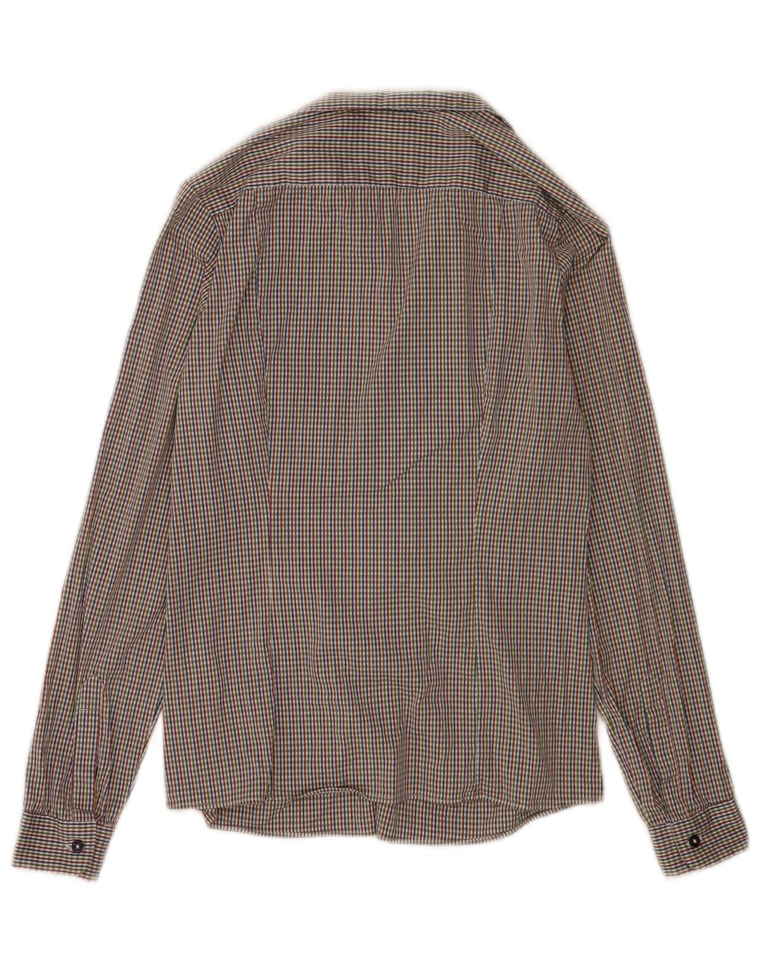 Trussardi Jeans Γυναικεία βολάν μπλούζα Μπροστινή Τοπ UK 6 XS Πολύχρωμη