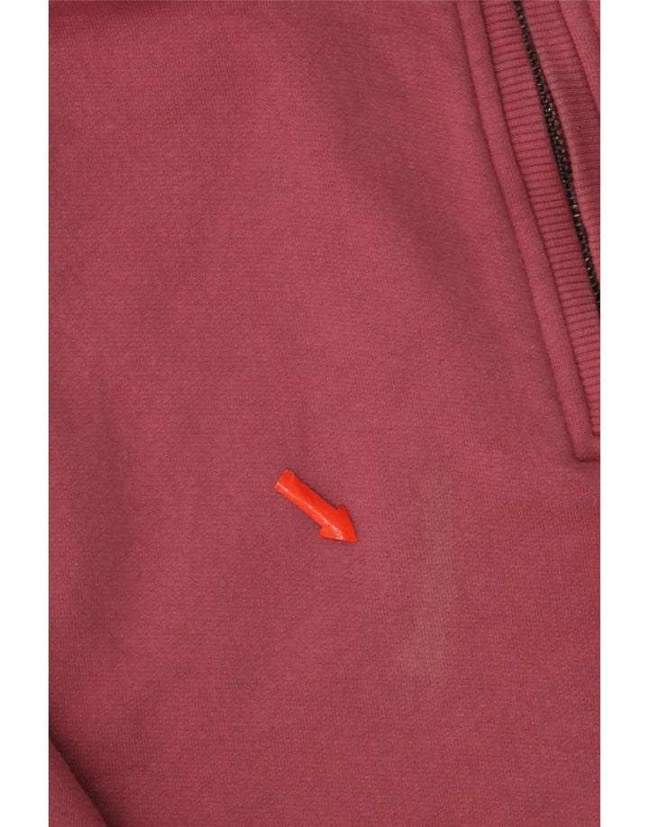 Crew Clothing Γυναικεία φούτερ με φερμουάρ, μεσαίο ροζ βαμβακερό