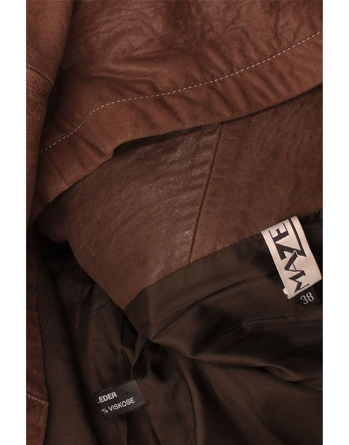 Γυναικείο Maze Oversized Δερμάτινο Μπουφάν EU 38 Δερμάτινο Μεσαίο Καφέ