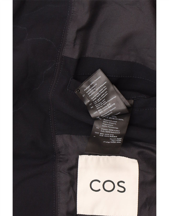 Ανδρικό μπουφάν μπλέιζερ Cos 2 κουμπιών EU 46 Small Navy Blue Wool
