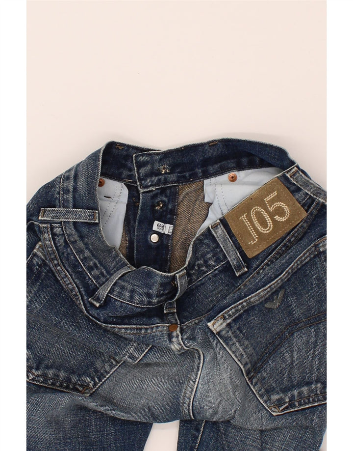 ARMANI JEANS Womens Denim Shorts W29 Medium Blue Cotton Vintage Armani Jeans and Second-Hand Armani Jeans from Messina Hembry 