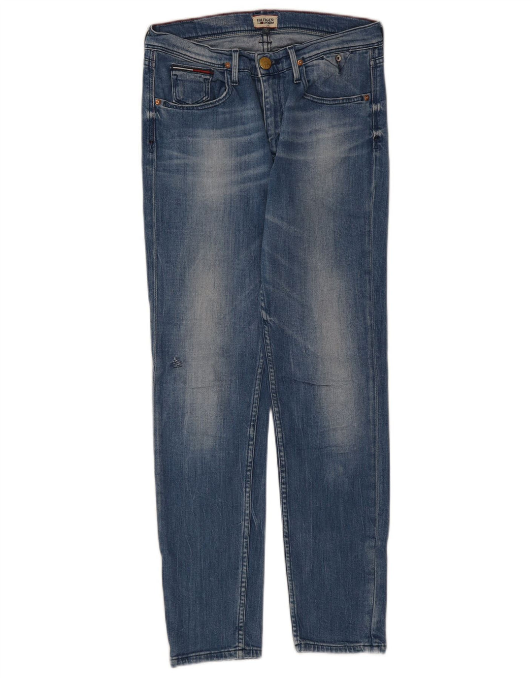 TOMMY HILFIGER Womens Slim Jeans W28 L28 Blue
