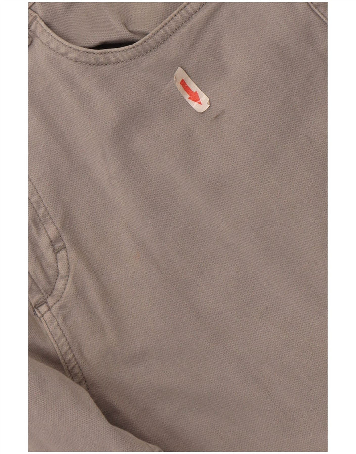 Massimo Dutti Ανδρικό παντελόνι με λεπτή εφαρμογή casual EU 40 Medium W32 L34 Grey