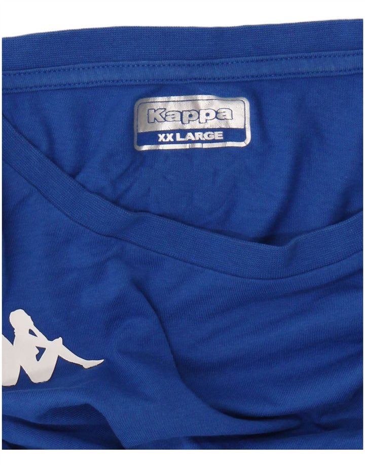 Ανδρικό T-Shirt KAPPA Top 2XL Μπλε