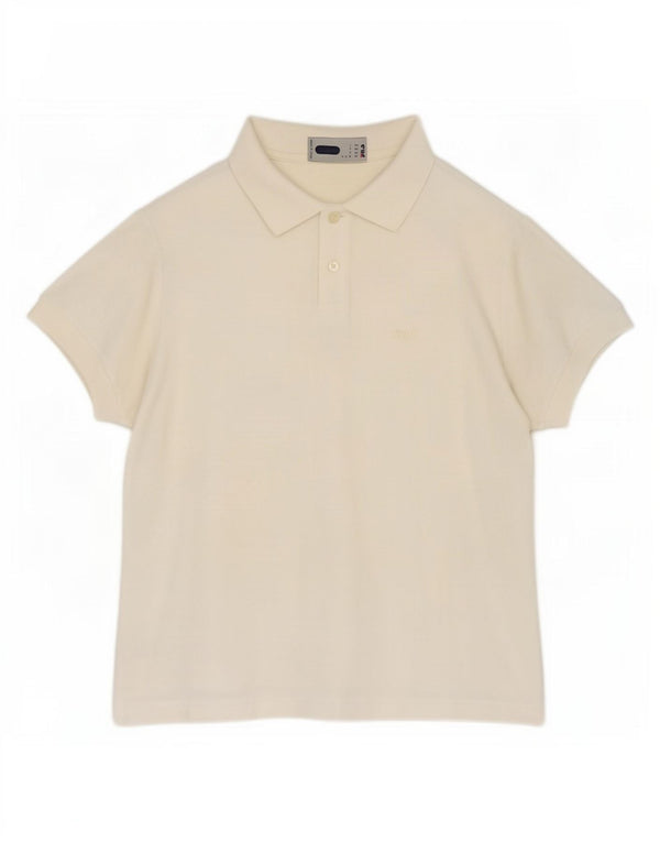 Fila Γυναικείο Πόλο Μπλουζάκι IT 46 Large Off White