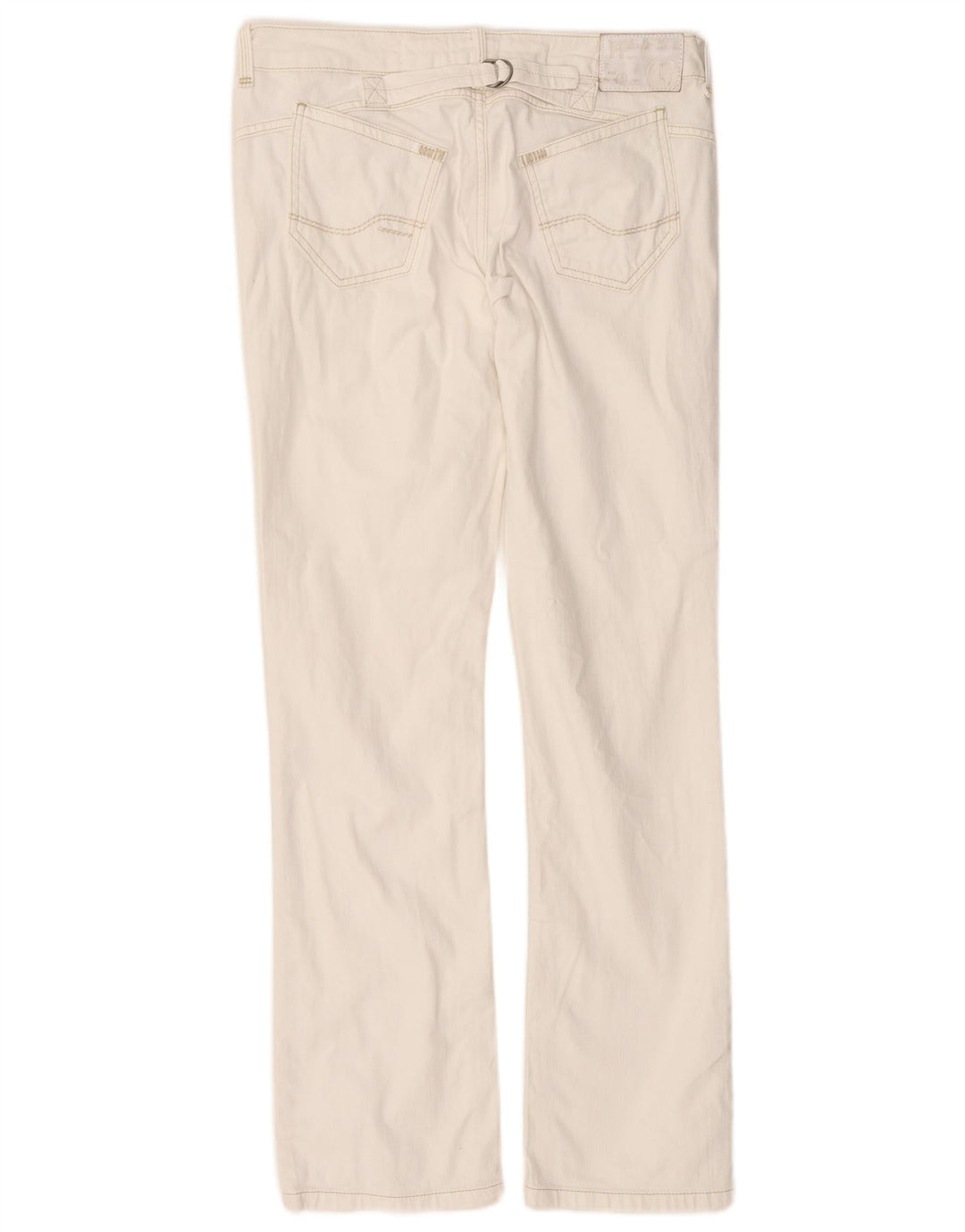 FAT FACE Γυναικείο ίσιο τζιν χαμηλής μέσης UK 12 Medium W32 L31 Λευκό