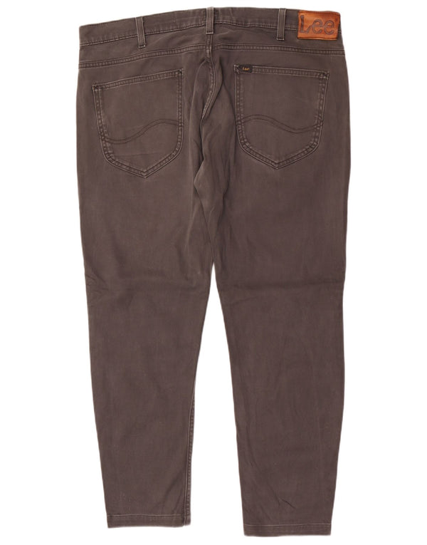 Lee Mens Powell Slim Casual Παντελόνι W38 L27 Γκρι βαμβακερό