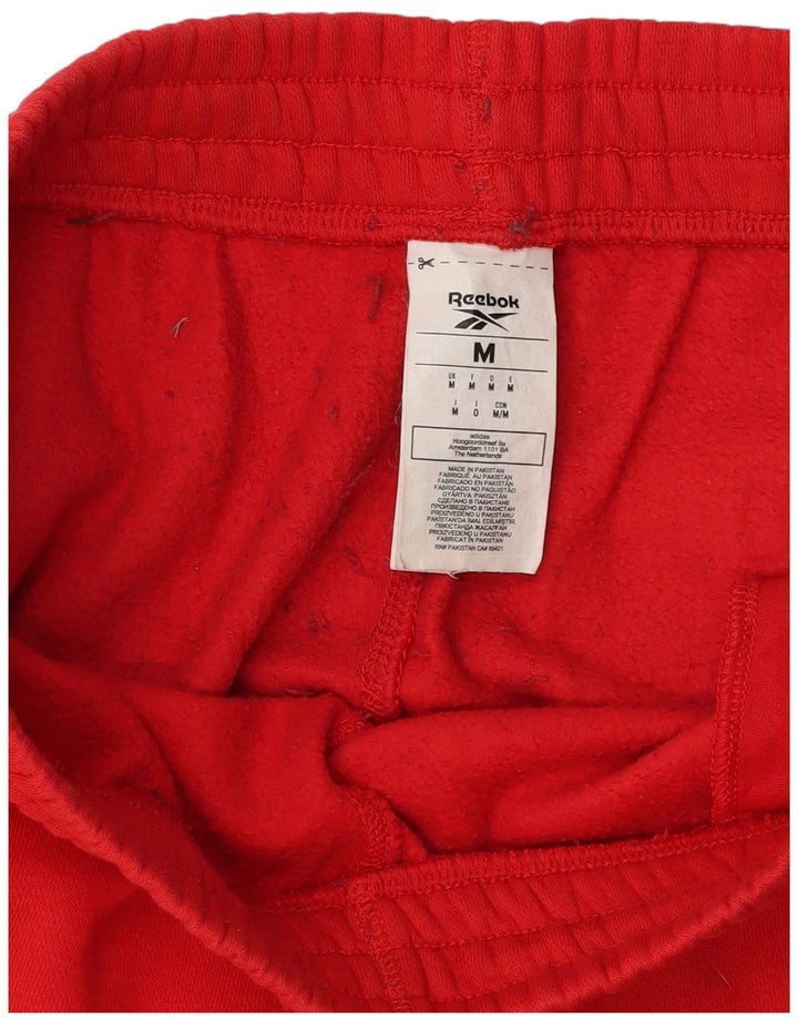 Ανδρική φόρμα Reebok Παντελόνι Joggers Μεσαίο κόκκινο βαμβακερό