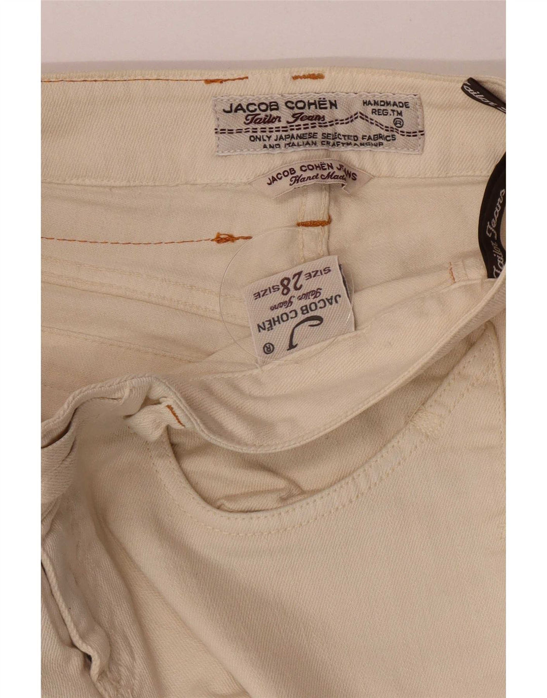 Jacob Cohen Γυναικείο Slim Jeans W28 L30 Μπεζ βαμβακερό