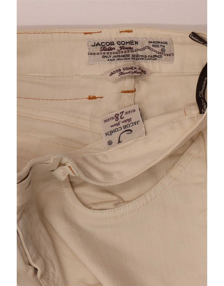 Jacob Cohen Γυναικείο Slim Jeans W28 L30 Μπεζ βαμβακερό