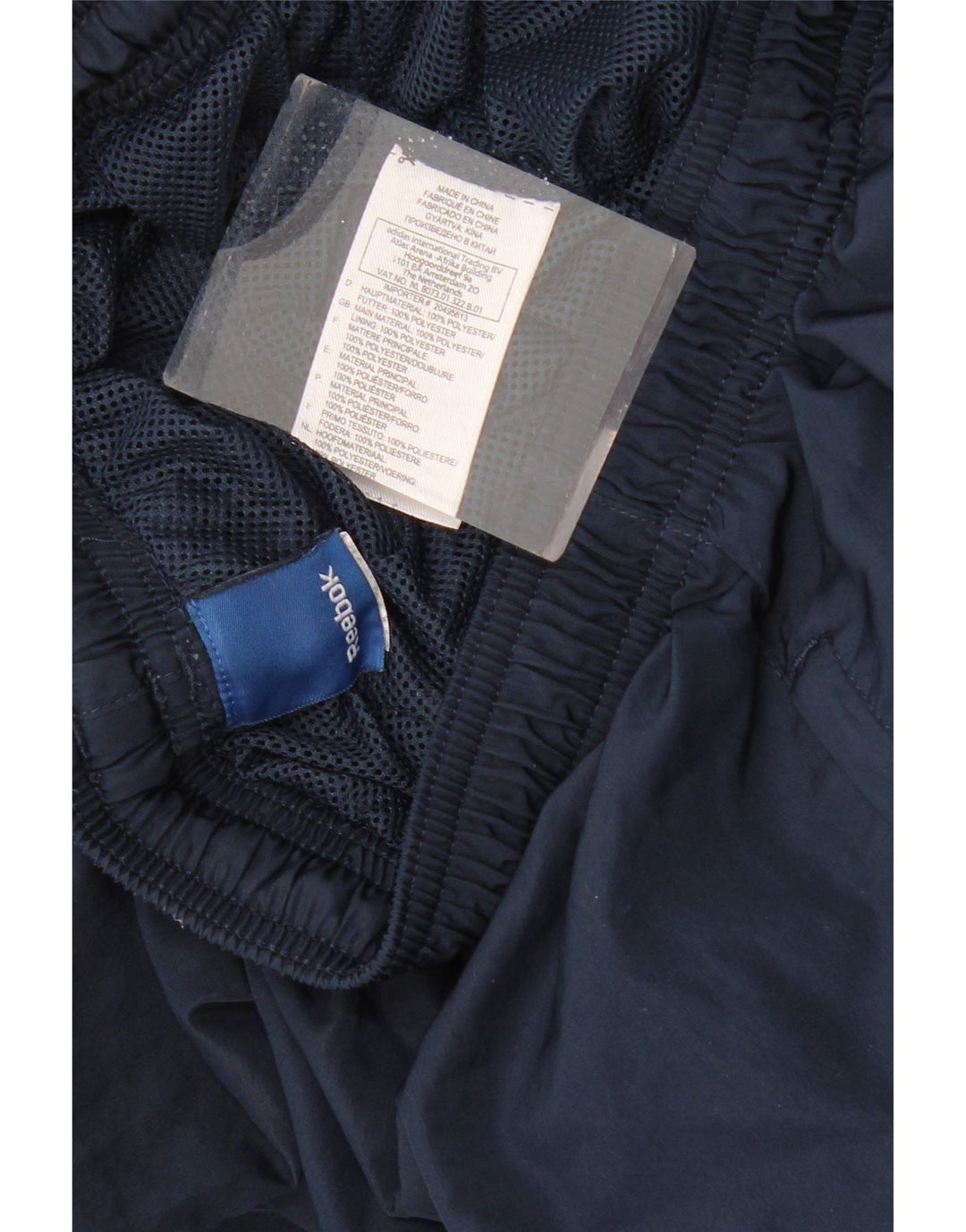 Ανδρική αθλητική φόρμα REEBOK Παντελόνι Small Navy Blue Polyester