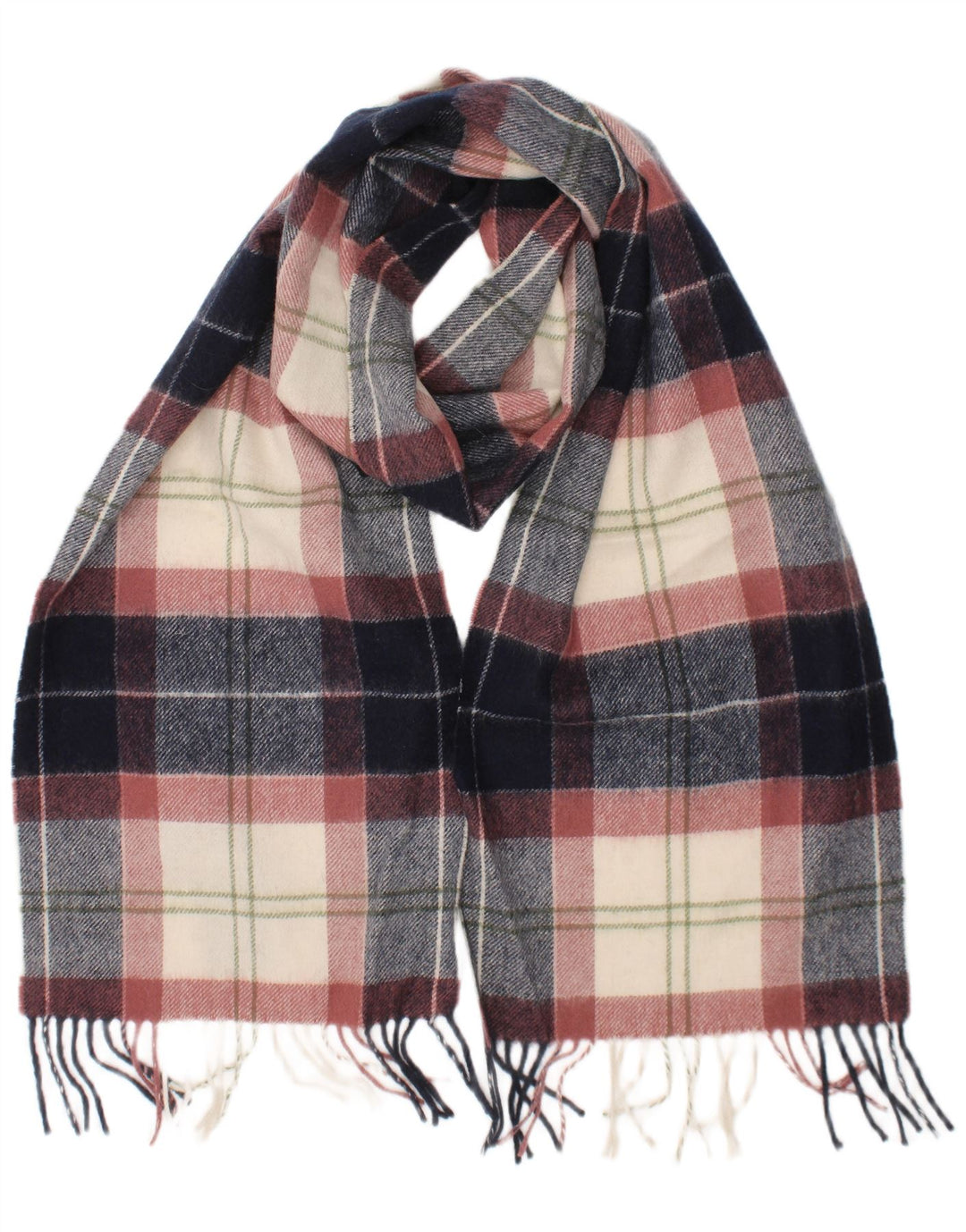 Ανδρικό ορθογώνιο φουλάρι Barbour One size Πολύχρωμο καρό μαλλί Classic