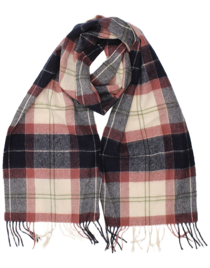 Ανδρικό ορθογώνιο φουλάρι Barbour One size Πολύχρωμο καρό μαλλί Classic