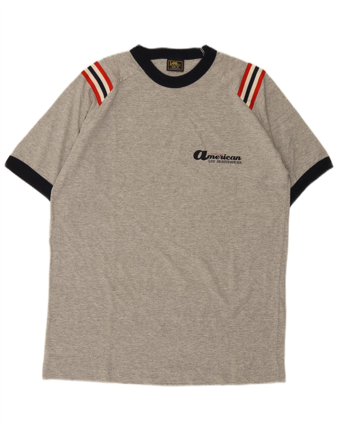 Ανδρικό T-Shirt Lee Top Μεσαίο γκρι βαμβακερό