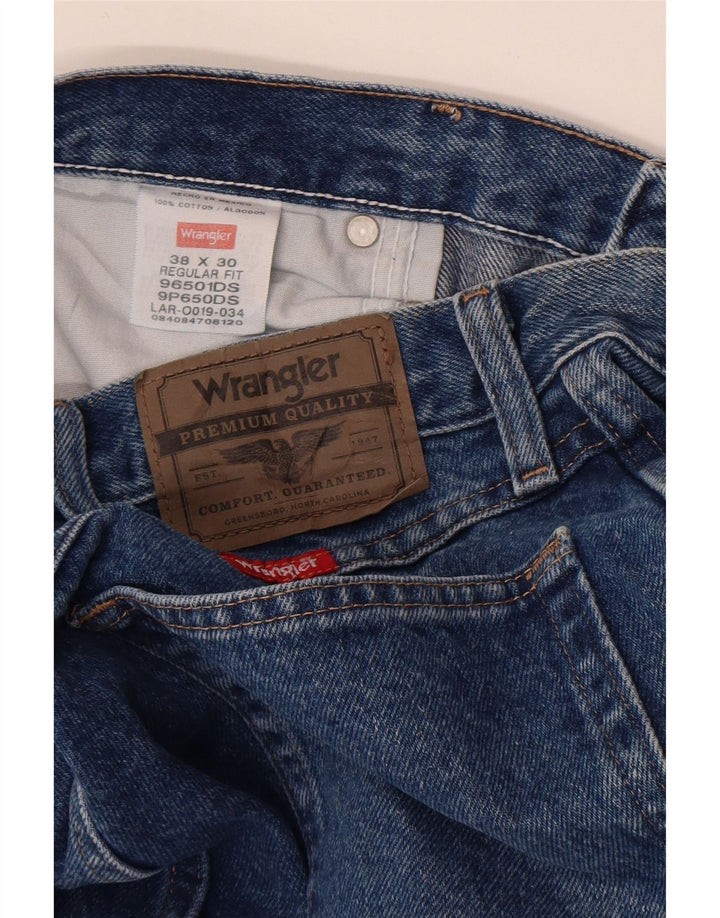 Ανδρικό τζιν ίσιο Wrangler Regular Fit W38 L30 Μπλε βαμβακερό