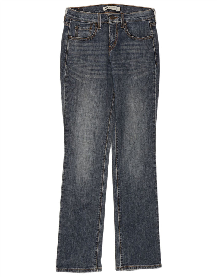 LEVI'S Γυναικείο τζιν 505 ίσιο US 2 XS W25 L31 Μπλε βαμβακερό