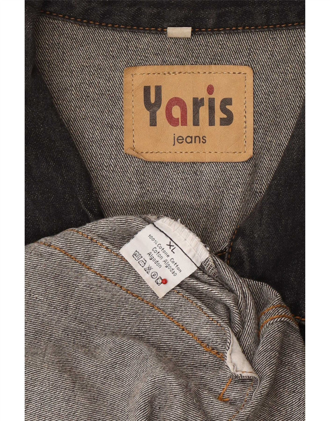 Vintage Ανδρικό Τζιν Μπουφάν UK 42 XL Γκρι βαμβακερό