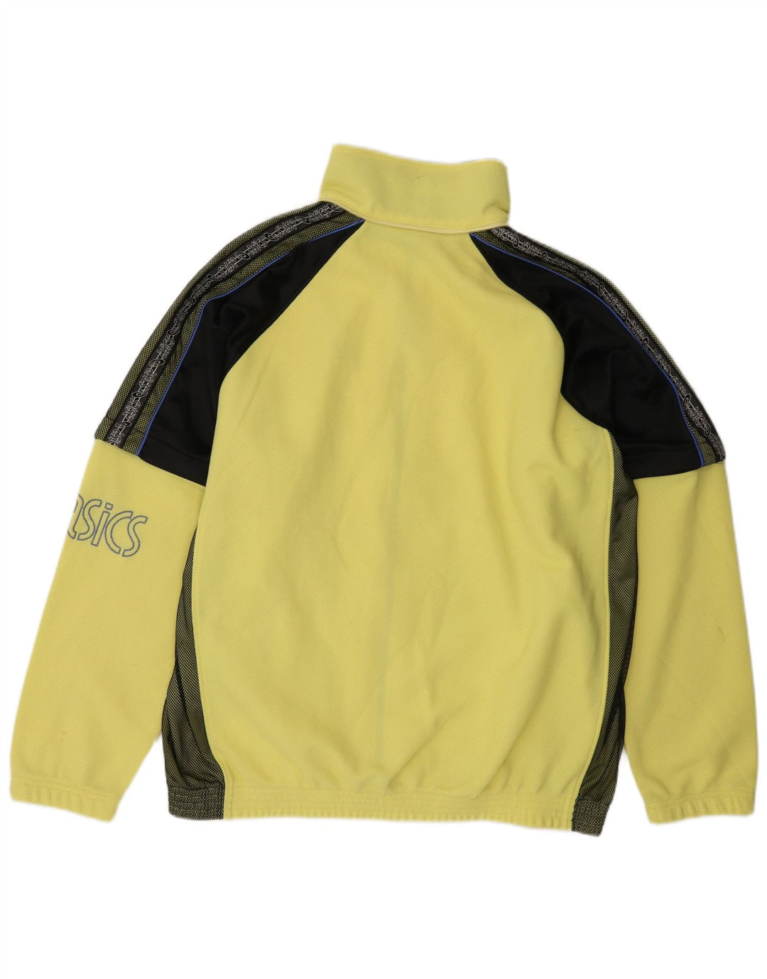 Ανδρική αθλητική φόρμα γραφικών ASICS Top Jacket 2XL Yellow Colourblock