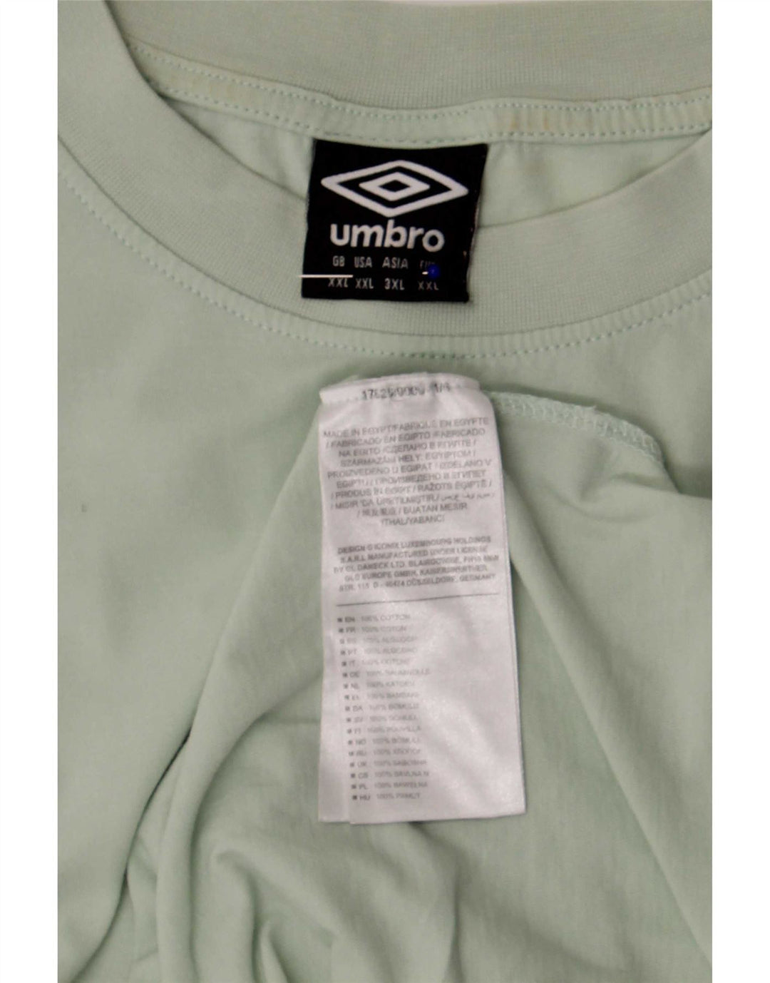 Ανδρικό T-Shirt Umbro Top 2XL Πράσινο βαμβακερό