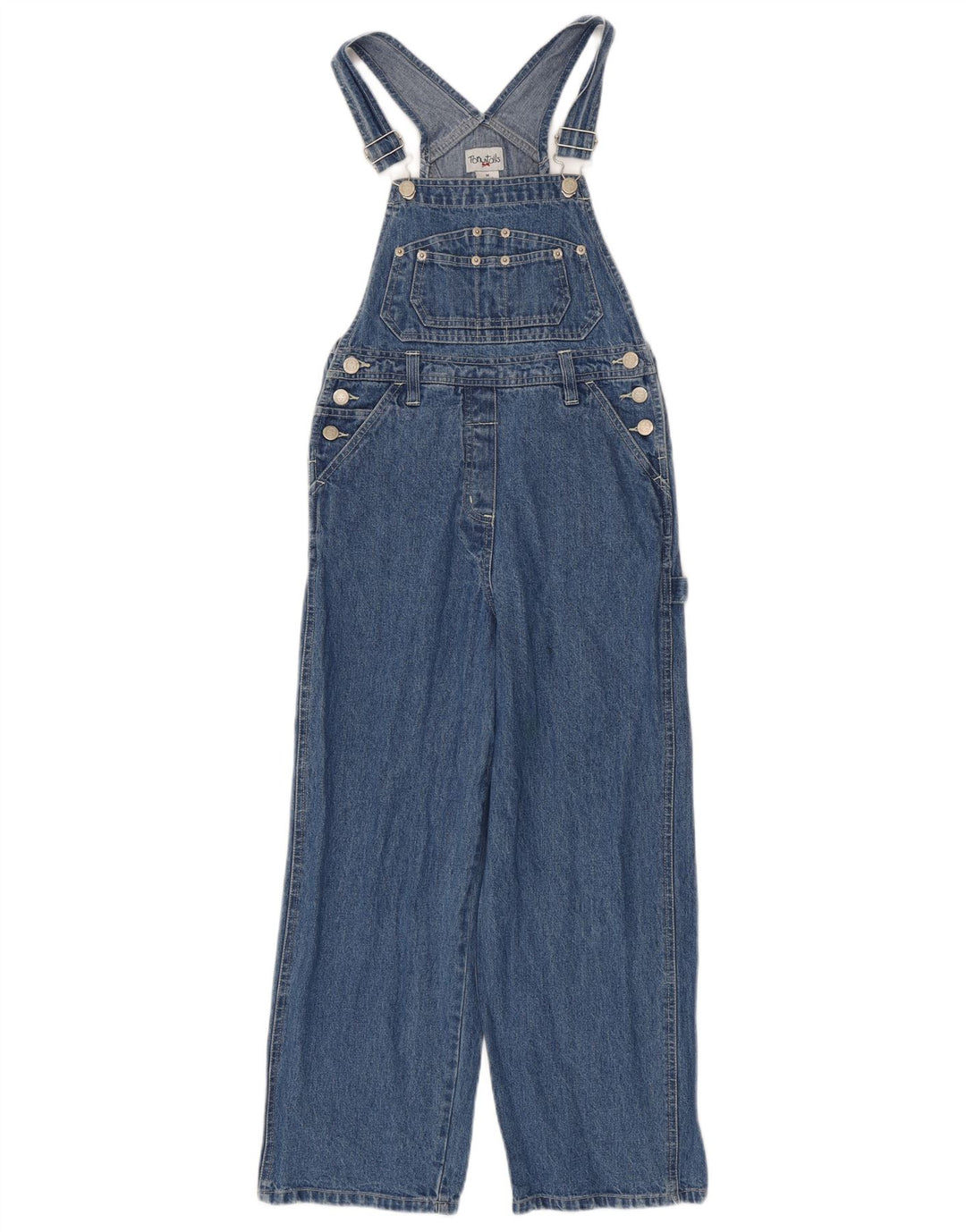 Vintage γυναικείο τζιν Dungarees Μέγεθος 10/12 Medium W28 L25 Μπλε βαμβακερό