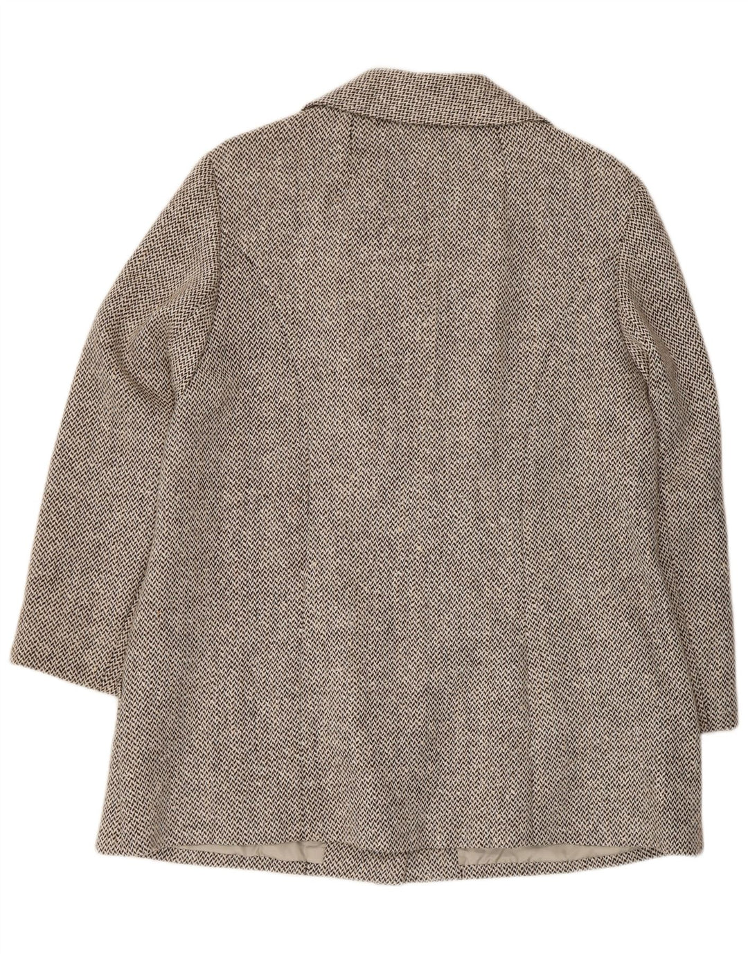 Hucke Γυναικείο σακάκι με 4 κουμπιά σακάκι UK 14 Medium Grey Ψαροκόκκαλο