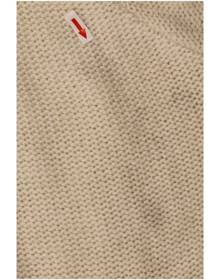 Marks & Spencer Γυναικείο πουλόβερ με λαιμό χελώνα UK 16 Large Off White