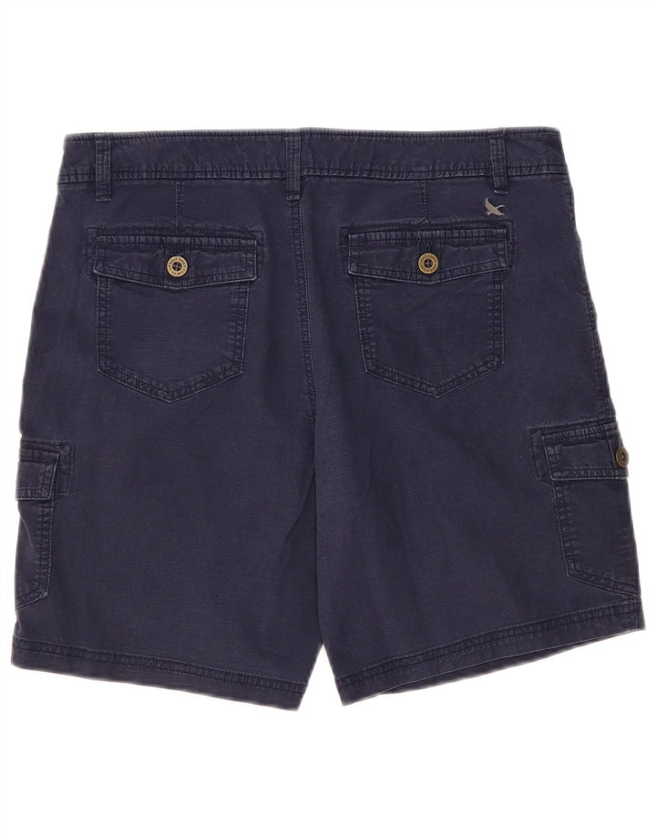 Eddie Bauer Γυναικείο σορτς Cargo US 10 Μεγάλο W34 Navy Blue Cotton