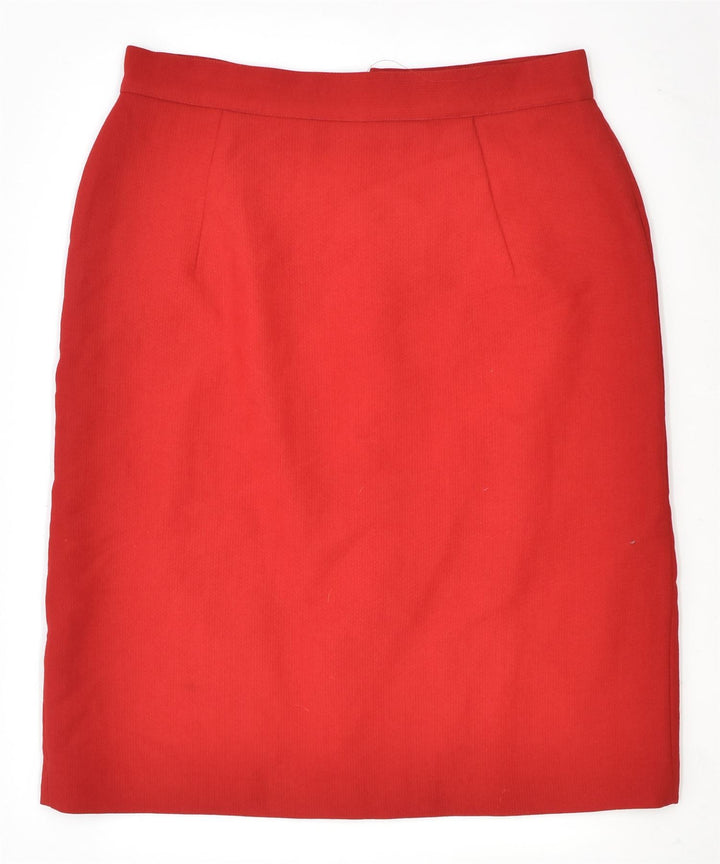 Γυναικεία Pencil Φούστα CENTAL IT 46 Large W30 Red Vintage