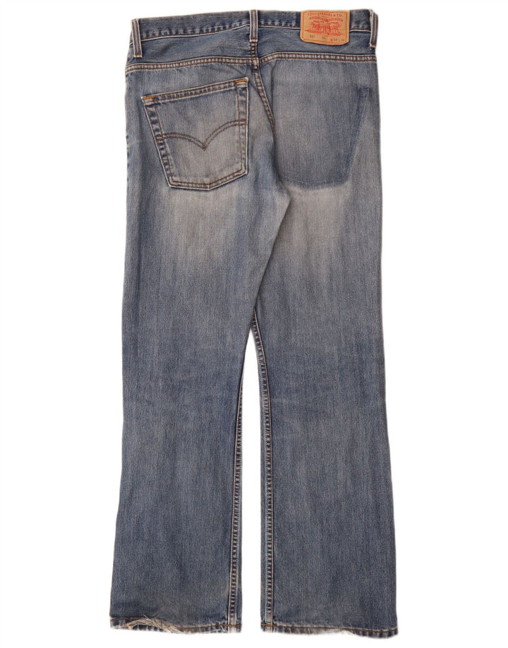 Levi's Mens 507 Bootcut Jeans W32 L32 Μπλε βαμβακερό