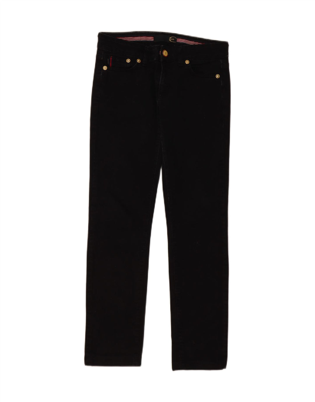 JUST CAVALLI Womens Straight Jeans W28 L30 Black Cotton Vintage Just Cavalli and Second-Hand Just Cavalli from Messina Hembry 