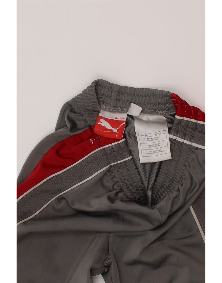 Παντελόνι αθλητικής φόρμας Puma Boys 4-5 Years Grey Colourblock Polyester