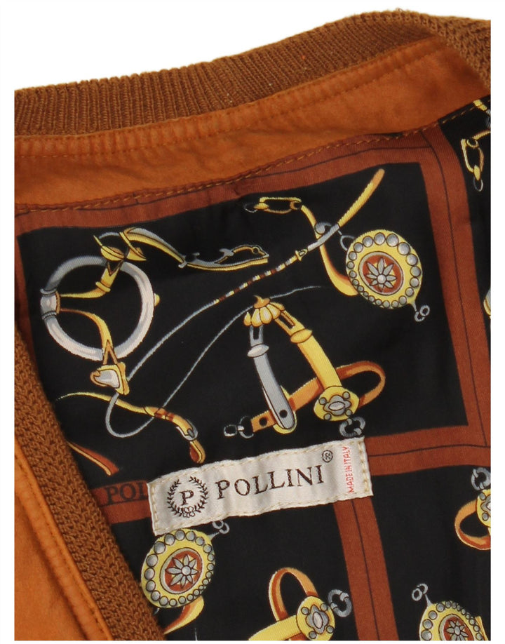 Pollini Ανδρικό Δερμάτινο Gilet UK 40 Large Brown