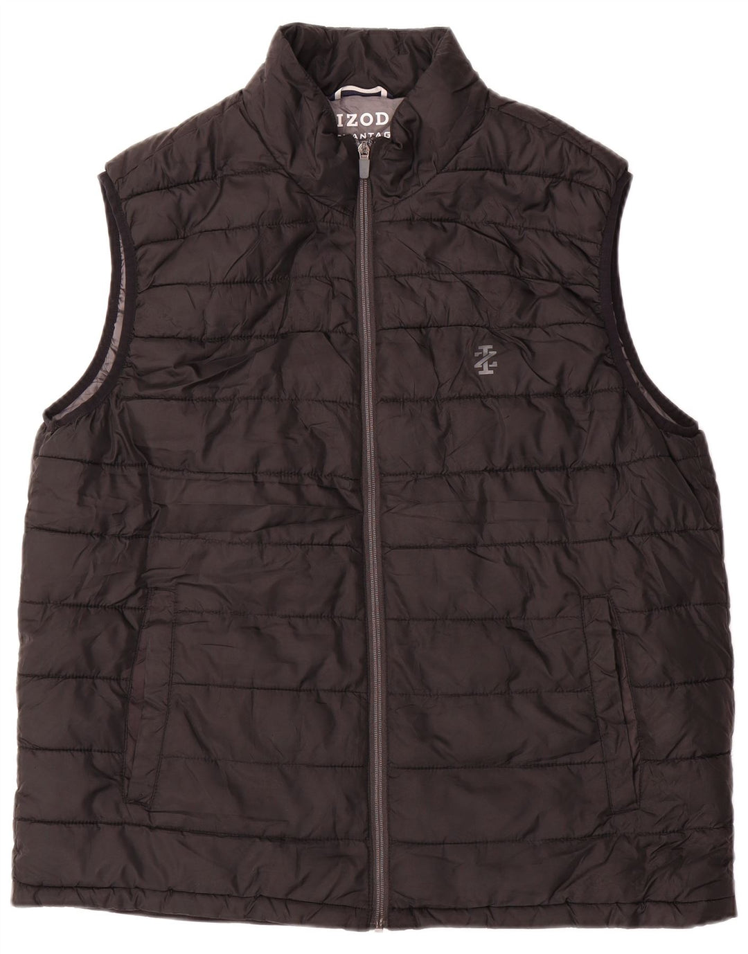 IZOD Ανδρικό padded Gilet UK 40 Large Black Polyester