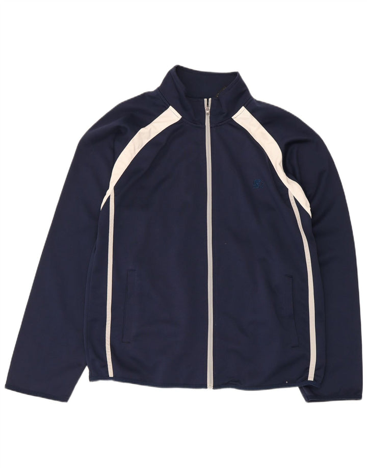 Ανδρική φόρμα Starter Top Jacket Medium Navy Blue Colourblock Polyester