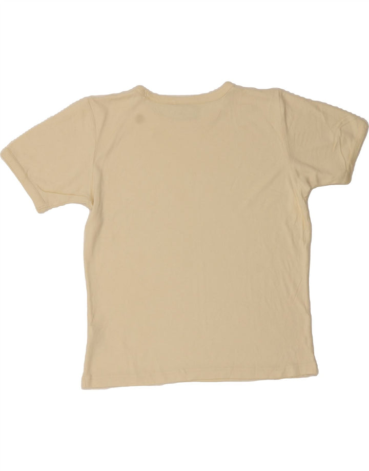PUMA Womens Graphic T-Shirt Top UK 14 Medium Off White Vintage Puma and Second-Hand Puma from Messina Hembry 