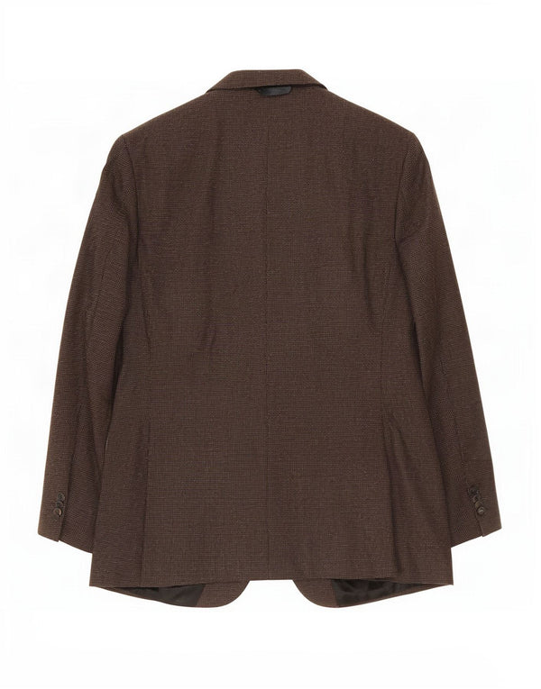 Ανδρικό σακάκι σακάκι Hugo Boss US 44 2XL καφέ με στίγματα