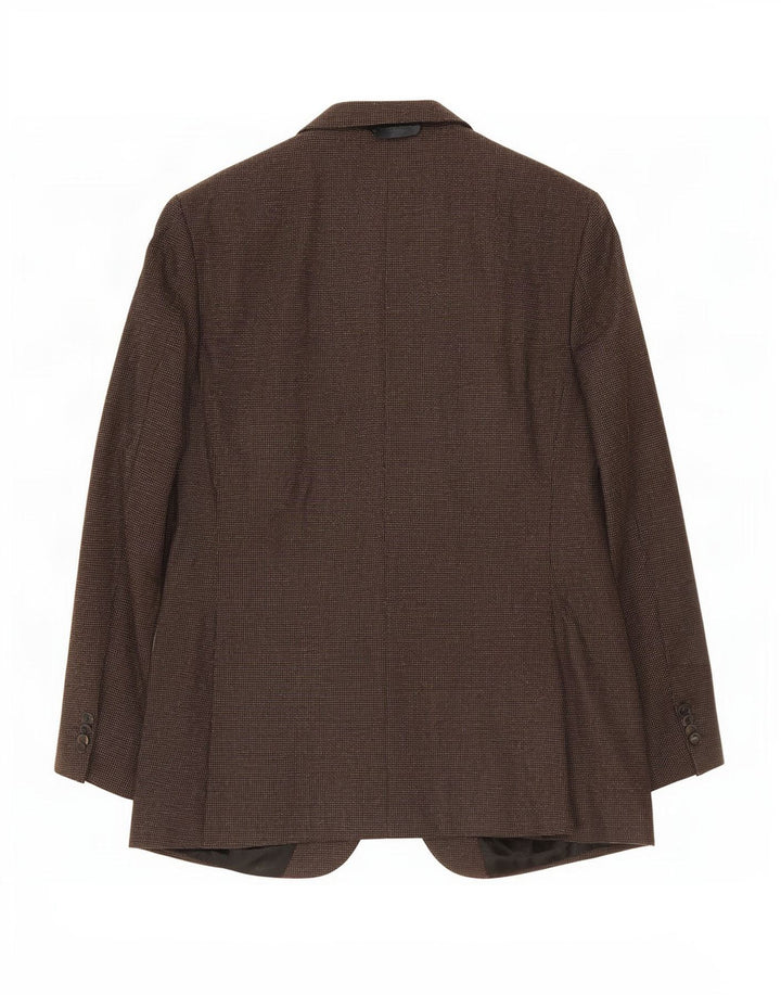 Ανδρικό σακάκι σακάκι Hugo Boss US 44 2XL καφέ με στίγματα